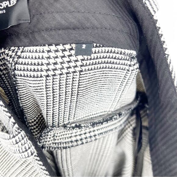 The Kooples Slim Fit Houndstooth Logo Tape Trousers 2 (8 US) - Picture 7 of 9